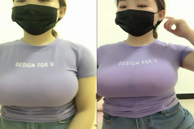 極品G奶巨乳女主播胸型很好沒穿內褲不停搓揉又圓又大奶子十分誘人