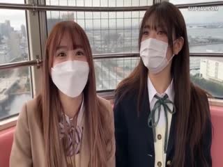 無碼FC2PPV-2724256 傳說級可愛學生與韓風美少女校服3P激戰