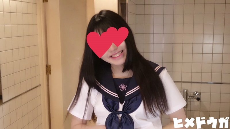 【完全素人】JDマリナ才その３、完全顔出し、アイドル級美少女を診察台でじっくり観察