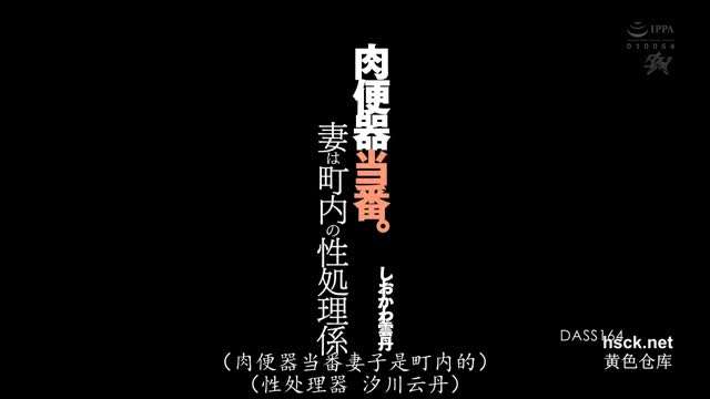 DASS-164 肉便器專門-汐川雲丹詳情介紹【中文字幕】